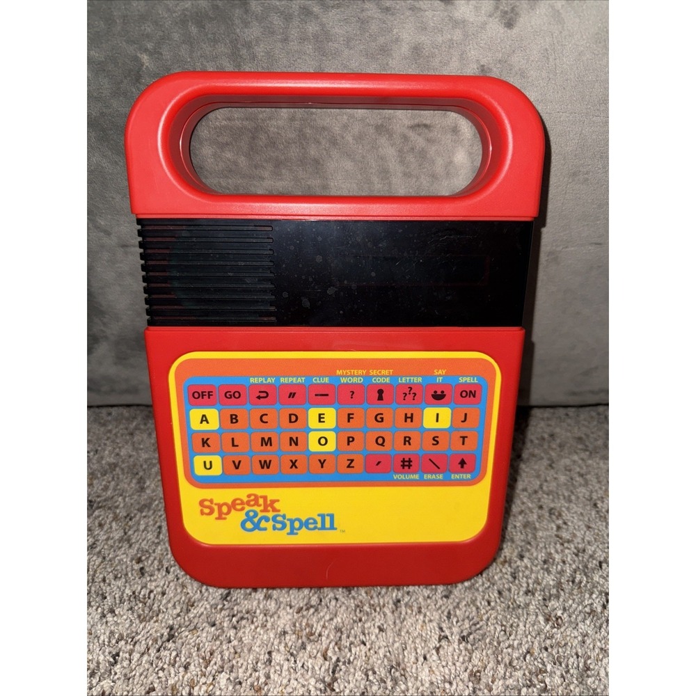 Vintage‎ Texas Instruments Speak and Spell Learning Toys Tested and Working-READ